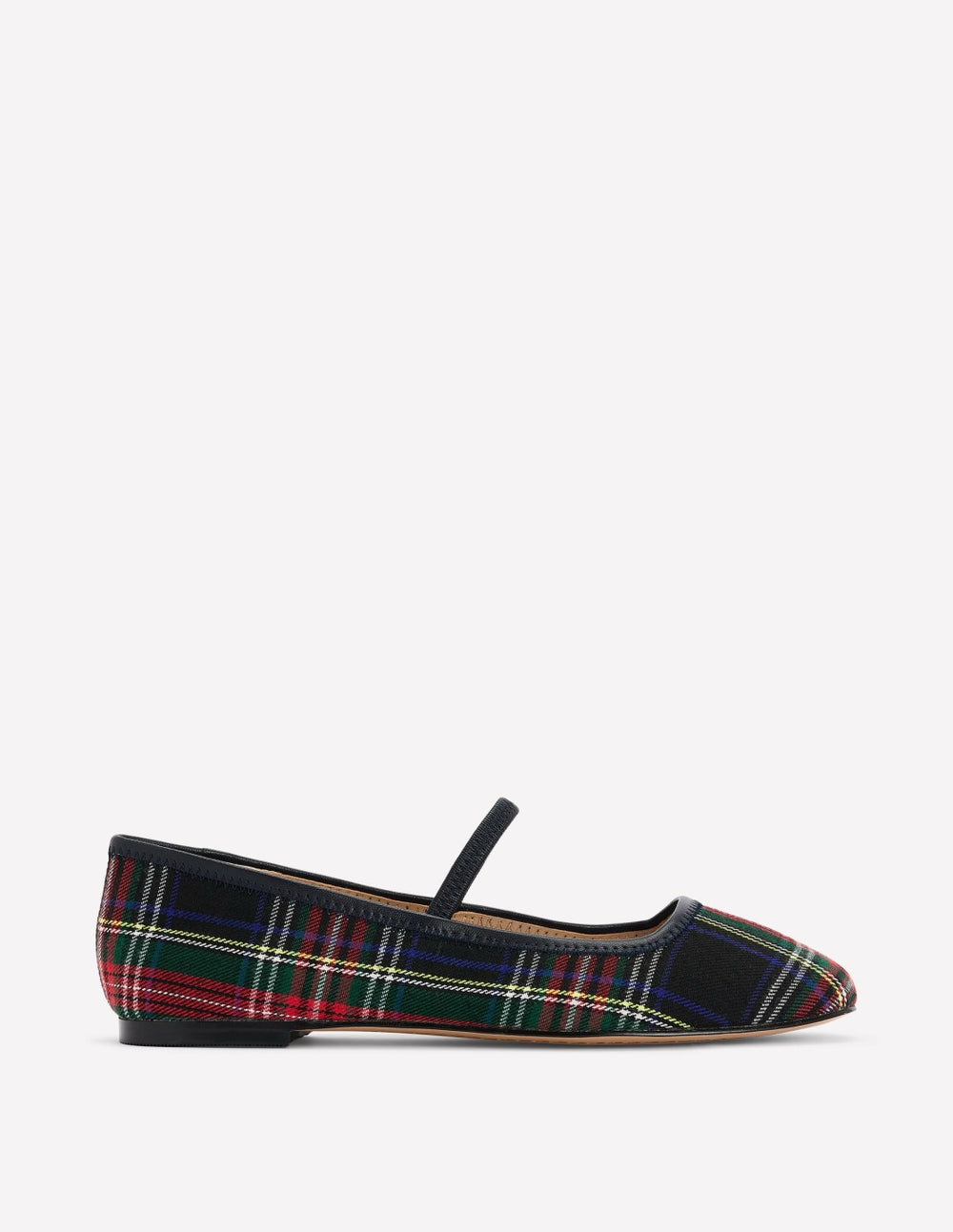 Thea Mary Jane Ballet Flats-Check / Boden Discount