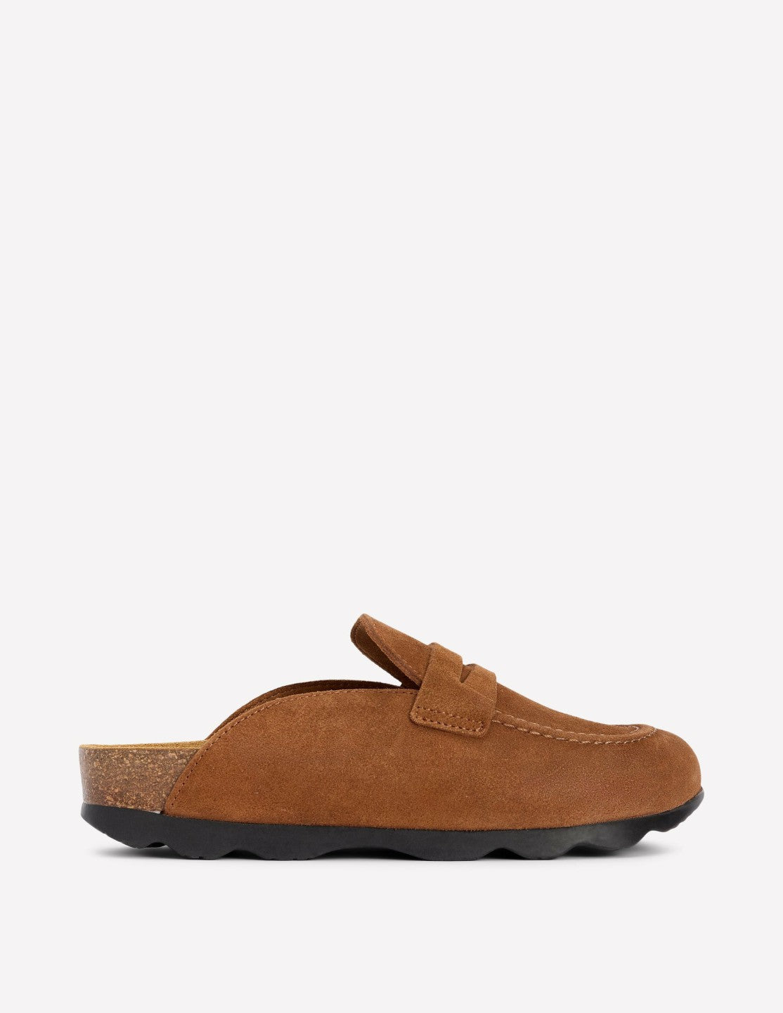 Suede Mule Clog-Raw Umber / Boden