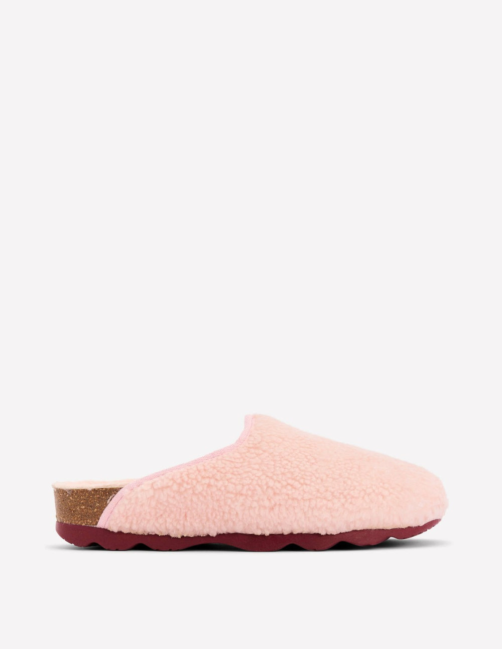 Contrast Sole Mule Slippers-Pink / Boden