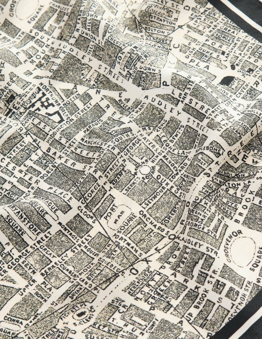 Elisabeth Silk Square Scarf-Map Of London / Boden Sale
