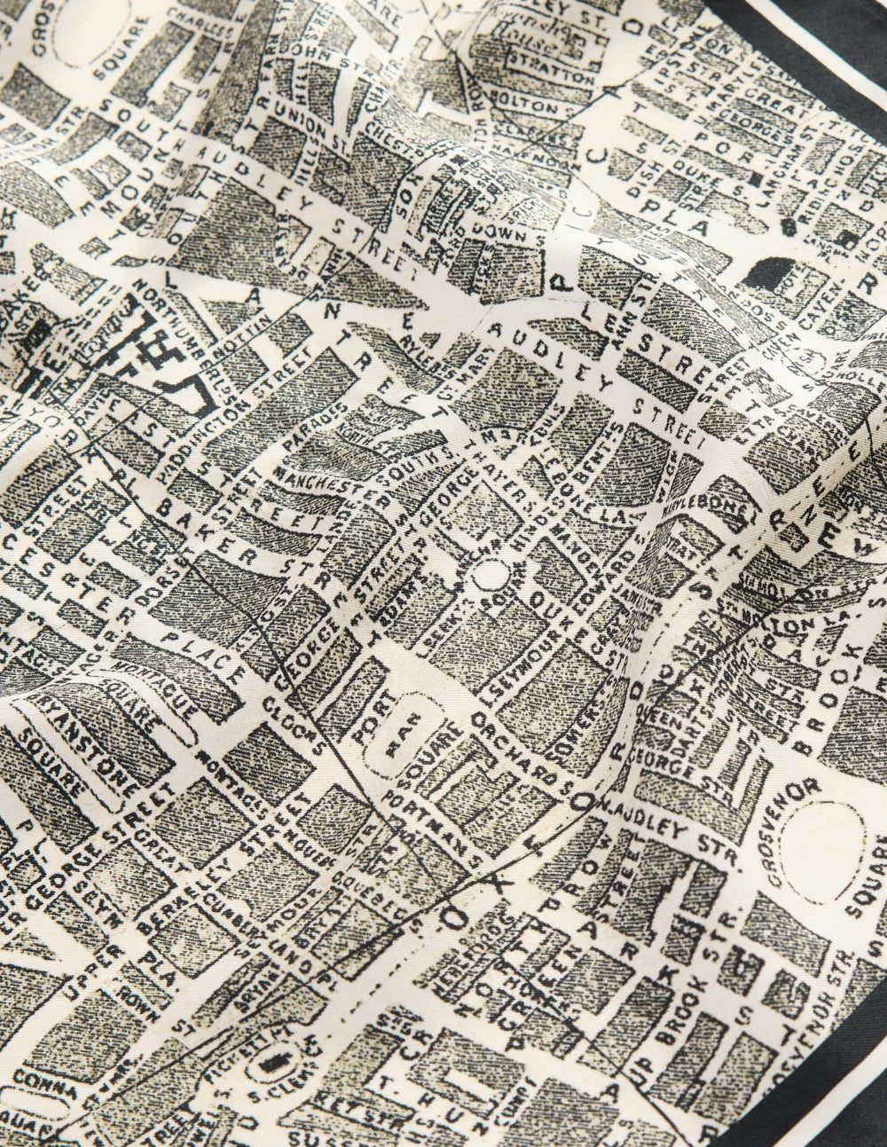 Elisabeth Silk Square Scarf-Map Of London / Boden Sale