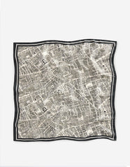 Elisabeth Silk Square Scarf-Map Of London / Boden Sale