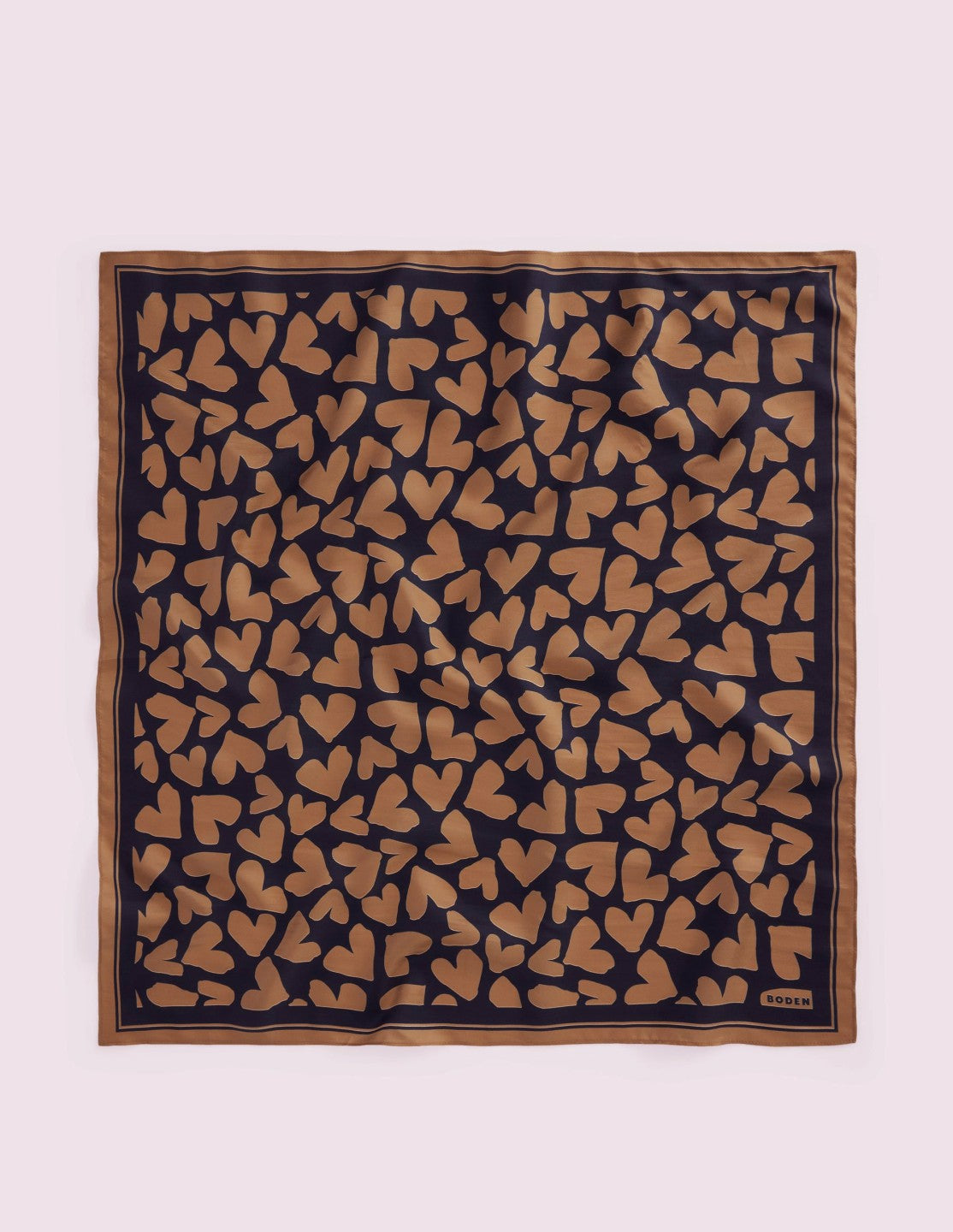 Elisabeth Silk Square Scarf-Heart Scatter / Boden us