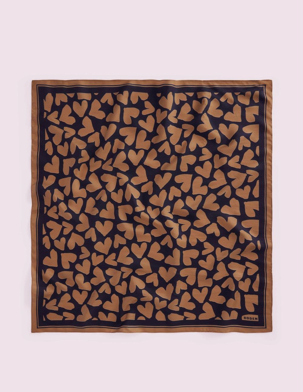 Elisabeth Silk Square Scarf-Heart Scatter / Boden us