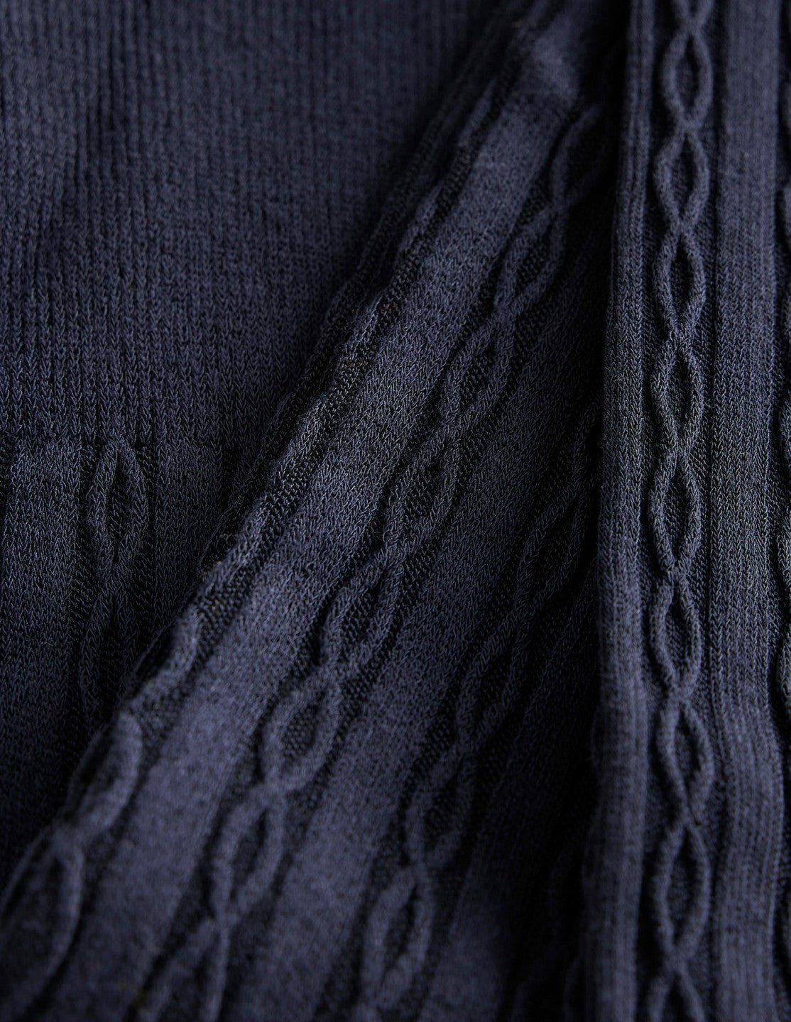 Cable Knit Tights-Navy / Boden Discount