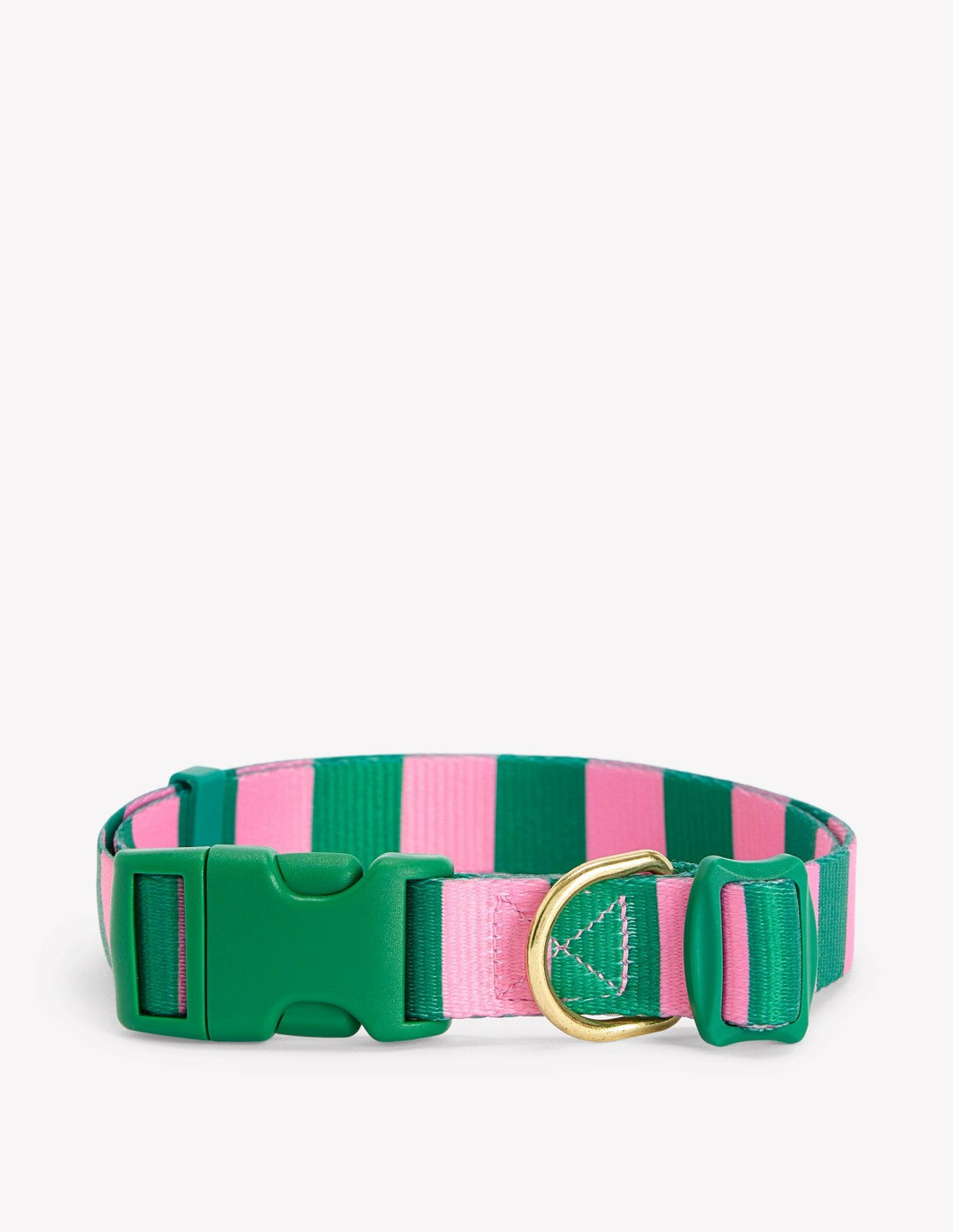 Dog Collar-Green/Pink Stripe / Boden On sale