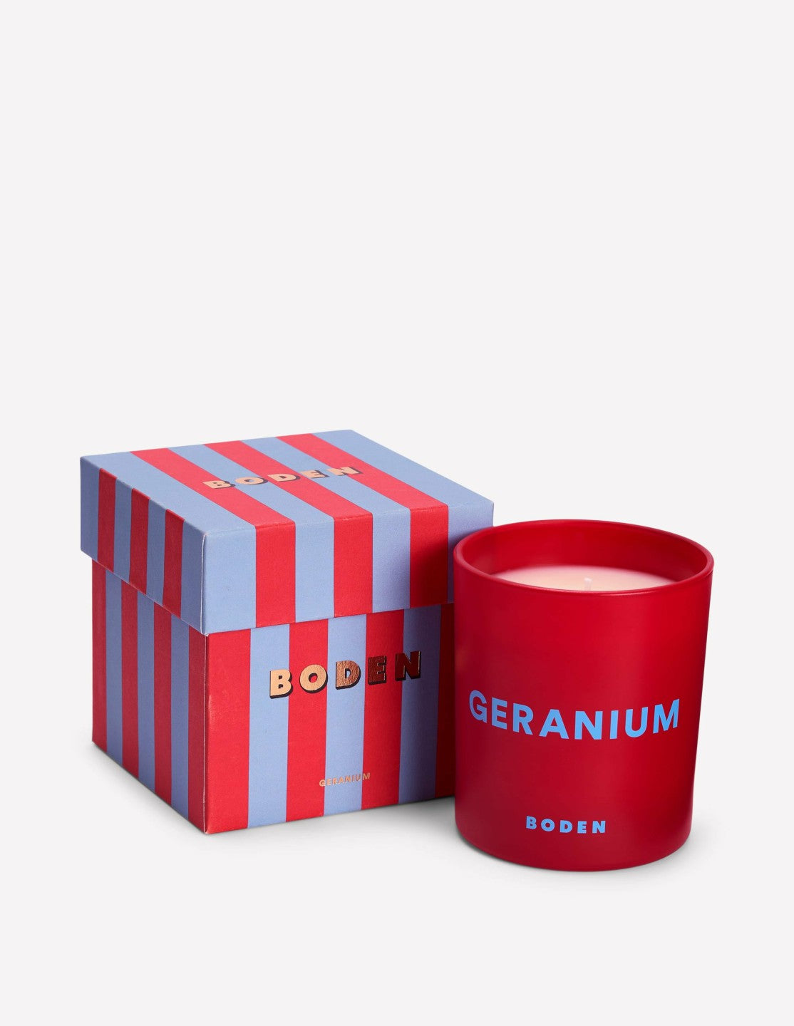 Single Candle-Geranium / Boden