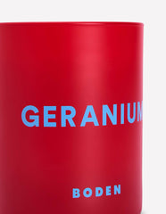 Single Candle-Geranium / Boden