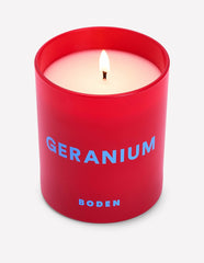 Single Candle-Geranium / Boden