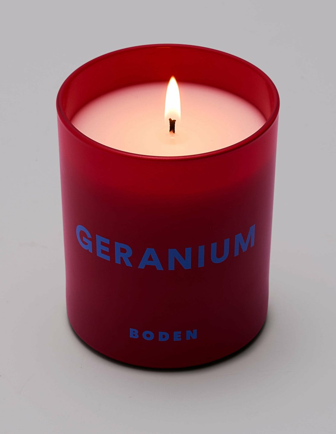 Single Candle-Geranium / Boden