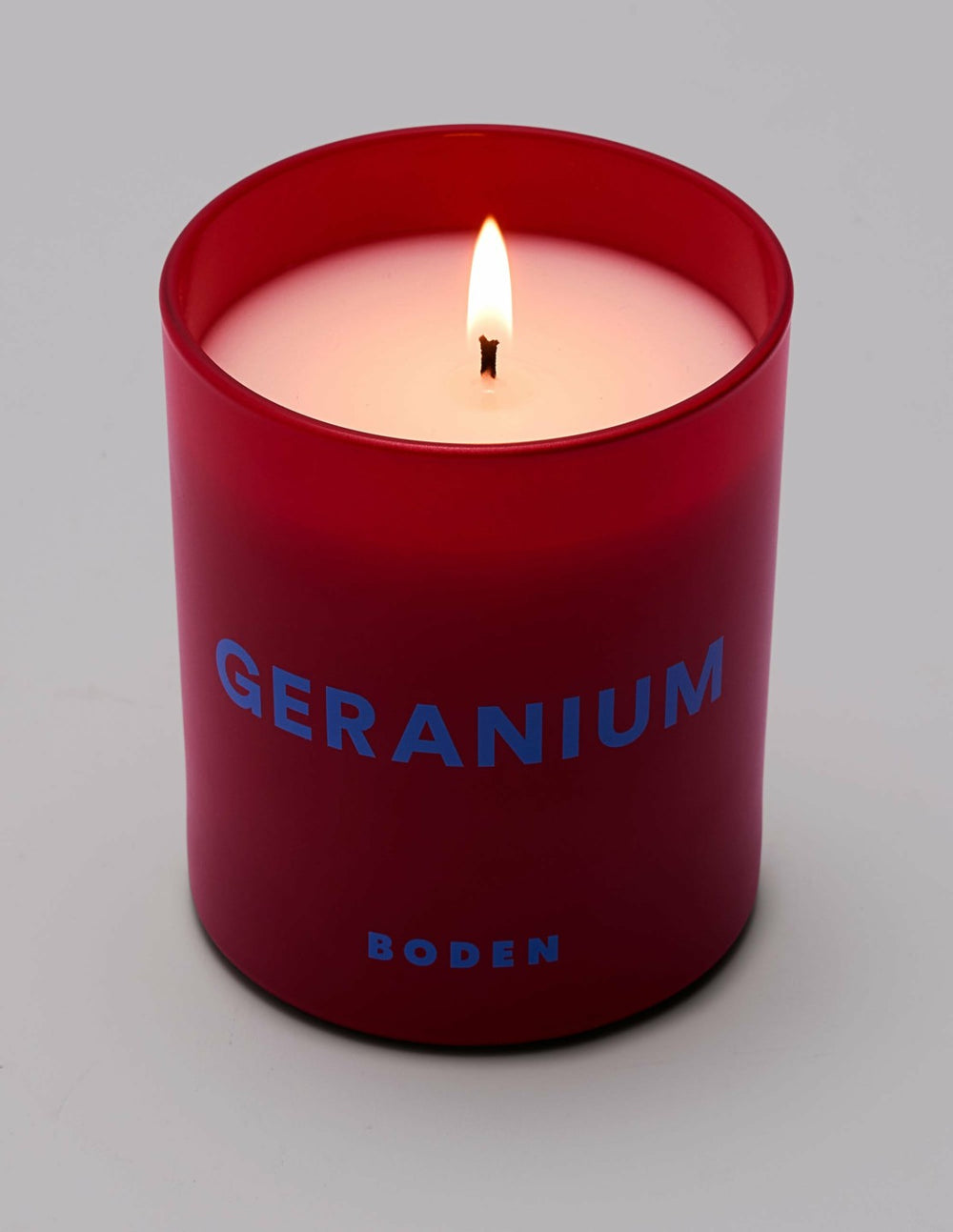 Single Candle-Geranium / Boden
