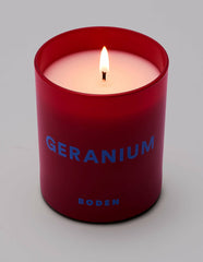 Single Candle-Geranium / Boden