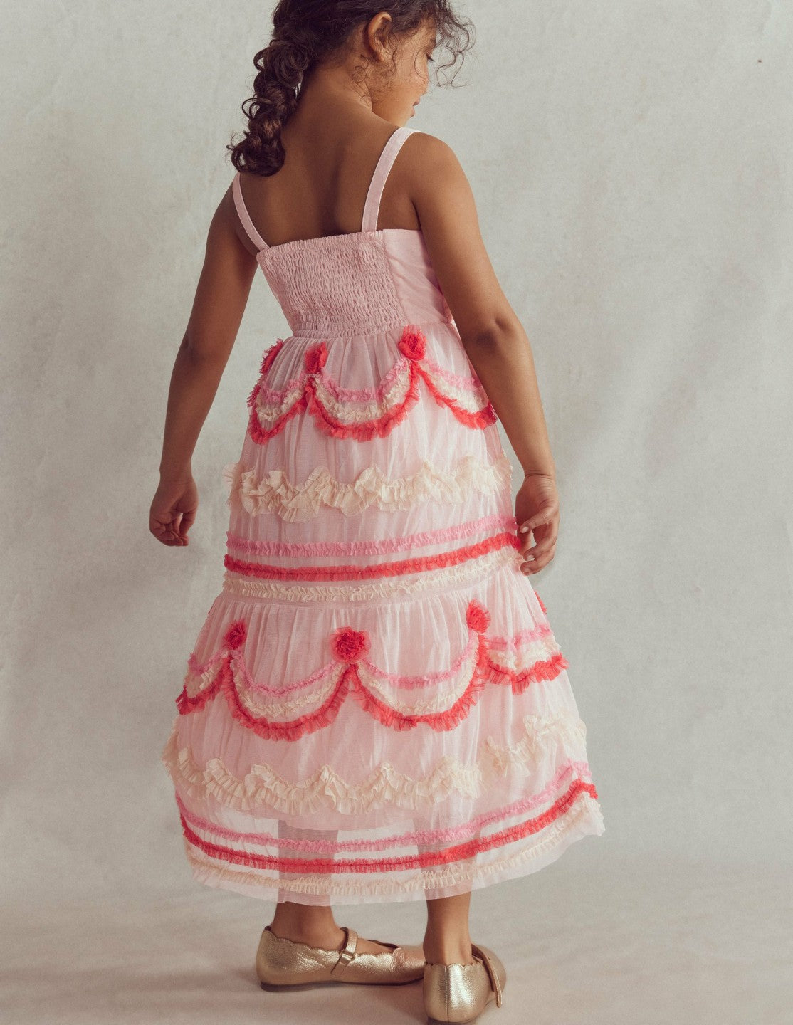 Tiered Cake Tulle Dress-Chalk Pink Cake / Boden us
