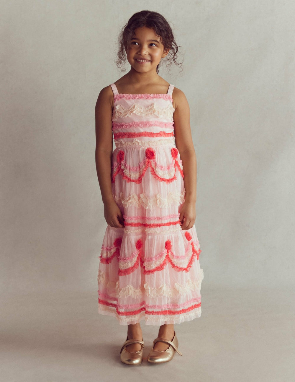 Tiered Cake Tulle Dress-Chalk Pink Cake / Boden us