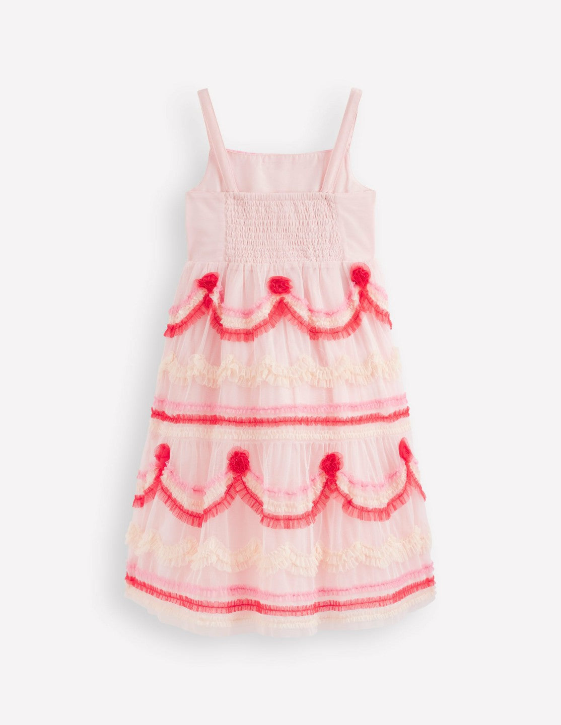 Tiered Cake Tulle Dress-Chalk Pink Cake / Boden us