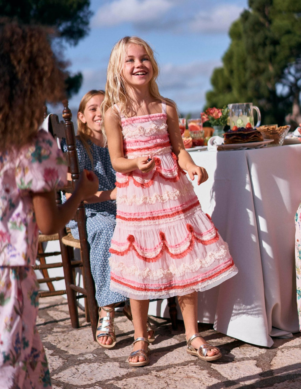 Tiered Cake Tulle Dress-Chalk Pink Cake / Boden us