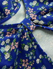 Bow Back Jersey Dress-Blue Ditsy Floral / Boden Online