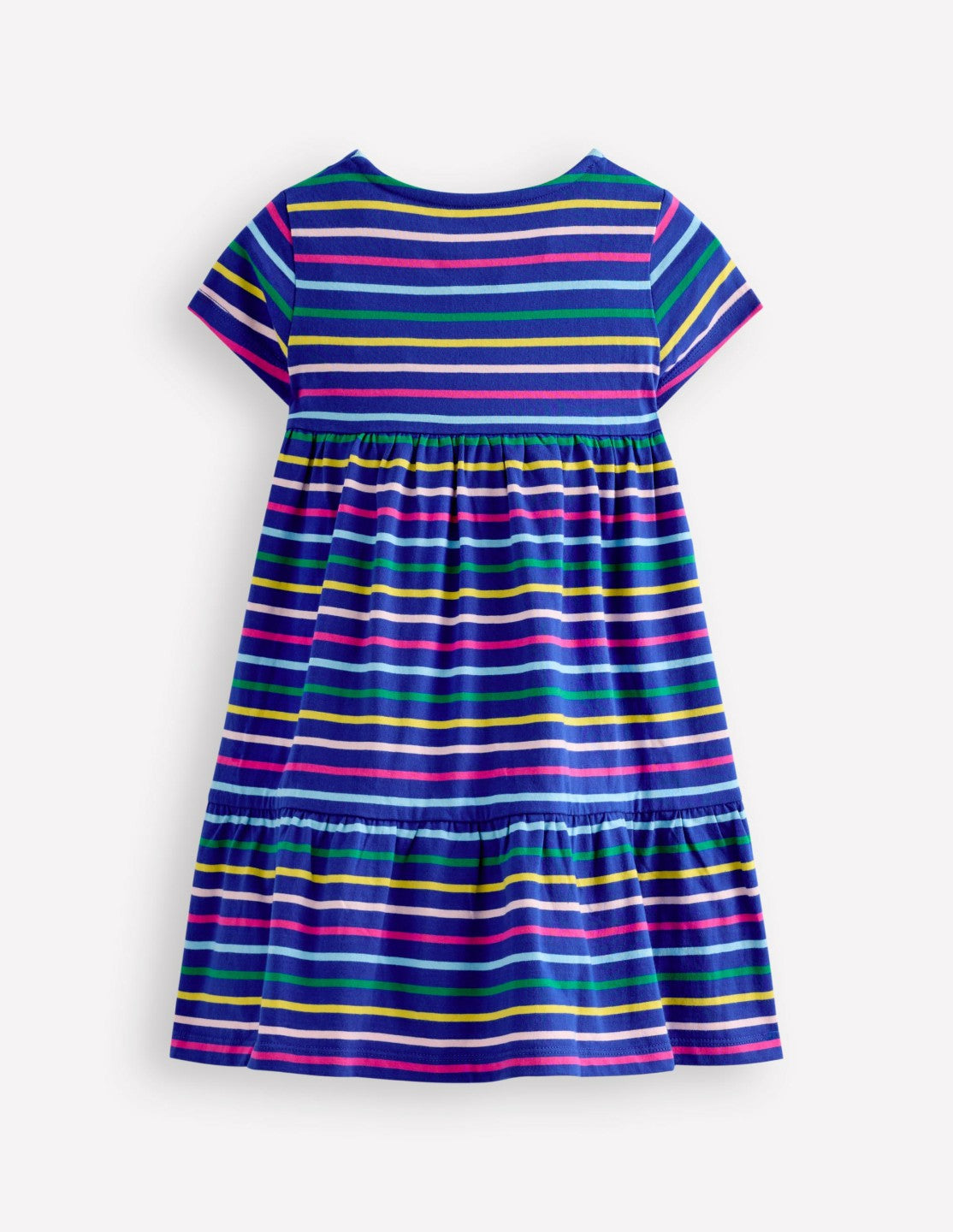 Ariel Twirly Jersey Dress-Multi Stripe / Boden On sale