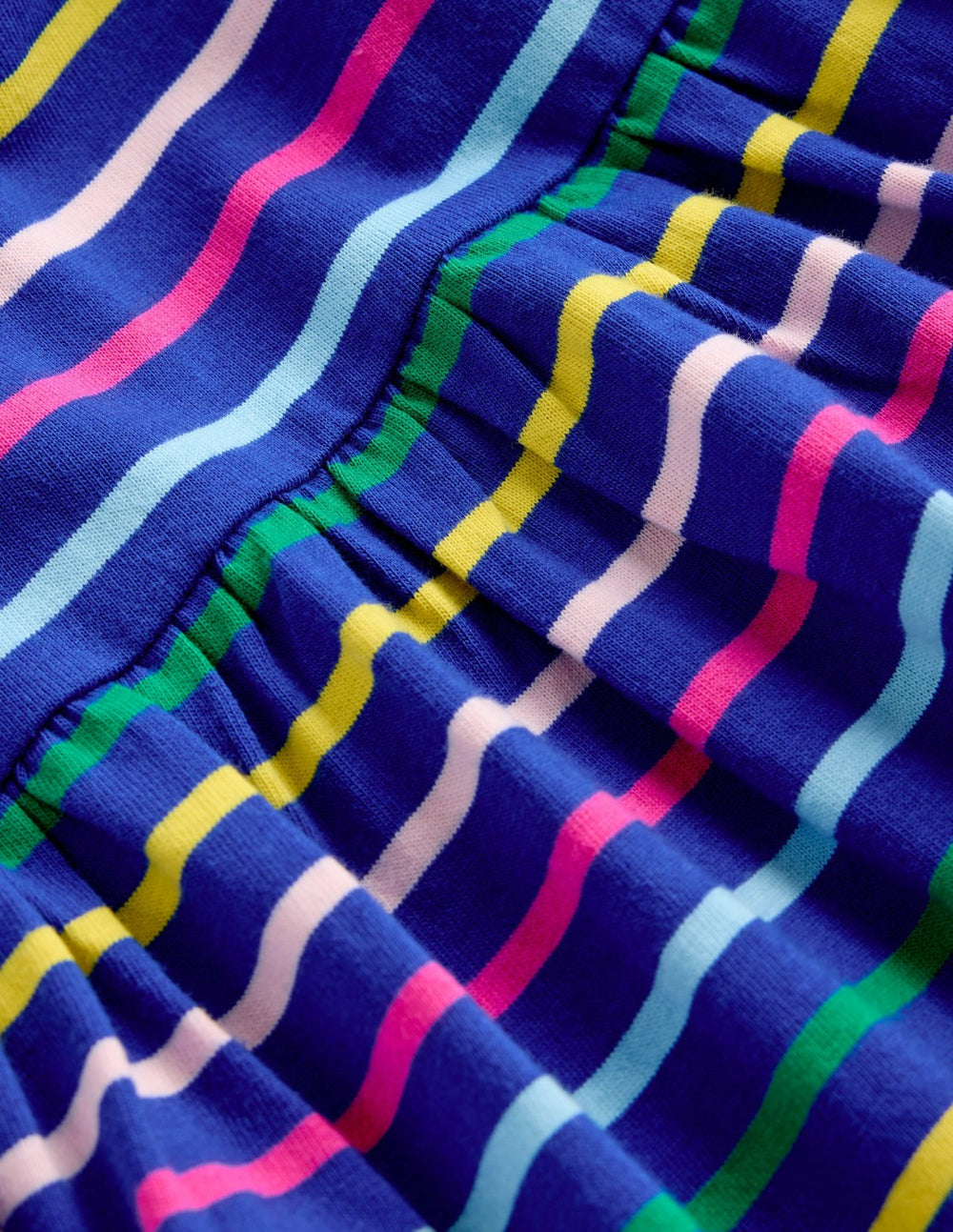 Ariel Twirly Jersey Dress-Multi Stripe / Boden On sale