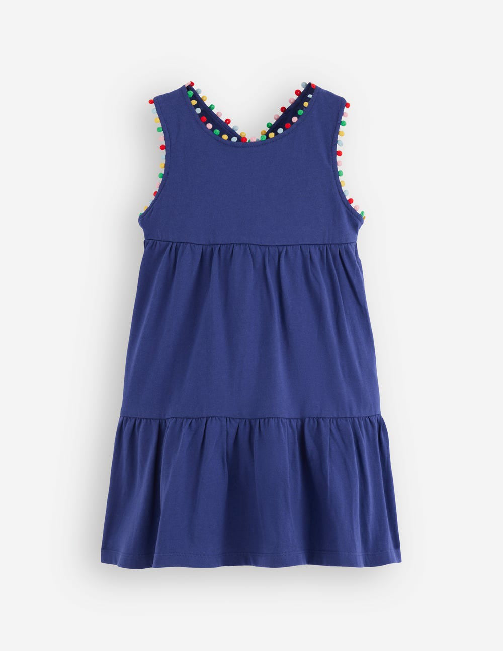 Jersey Cross-back Dress-Starboard Blue / Boden Sale