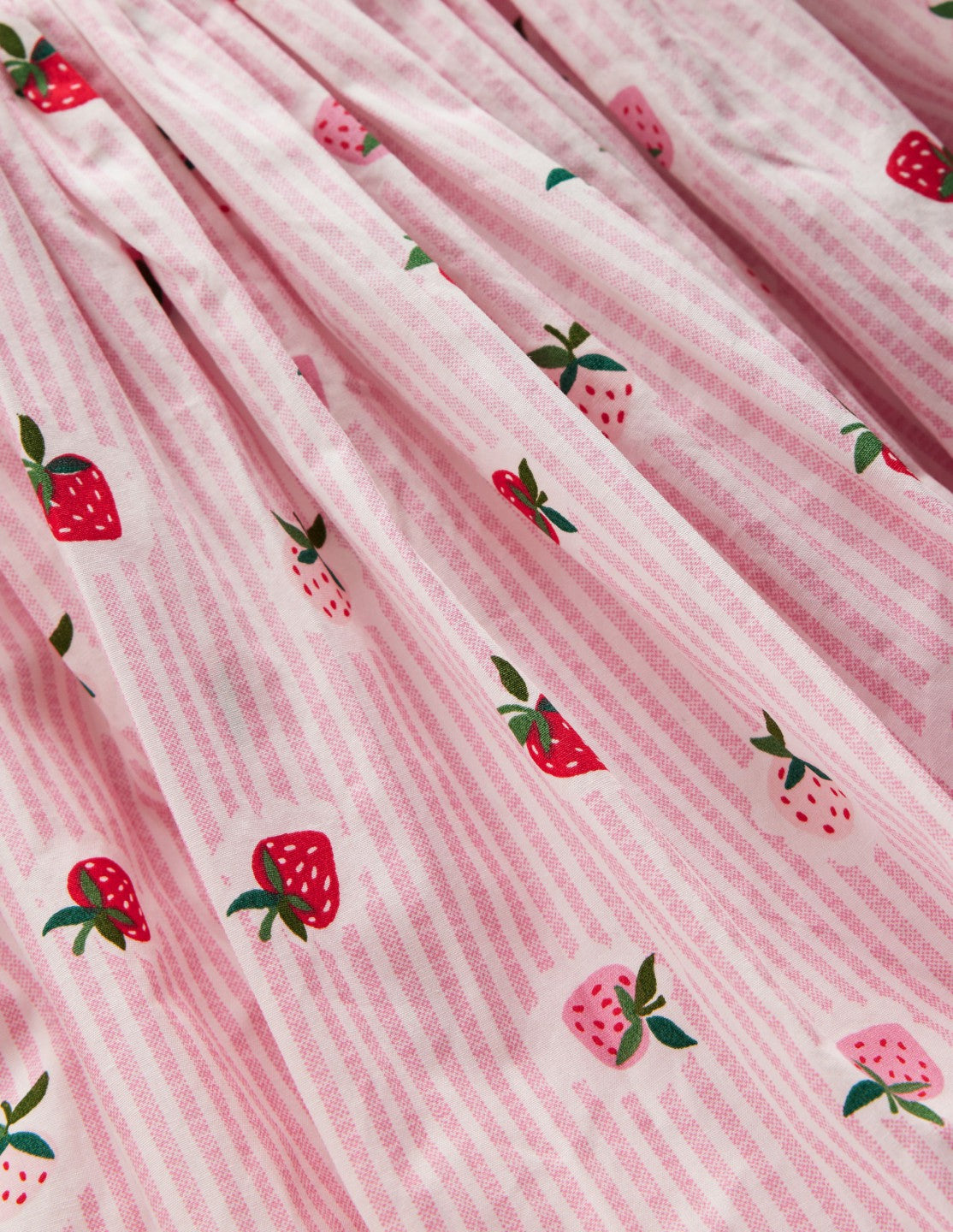 Bubble Hem Rib Dress-Ticking Stripe Strawberry / Boden On sale