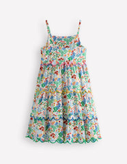 Scallop Tiered Sundress-Floral / Boden us