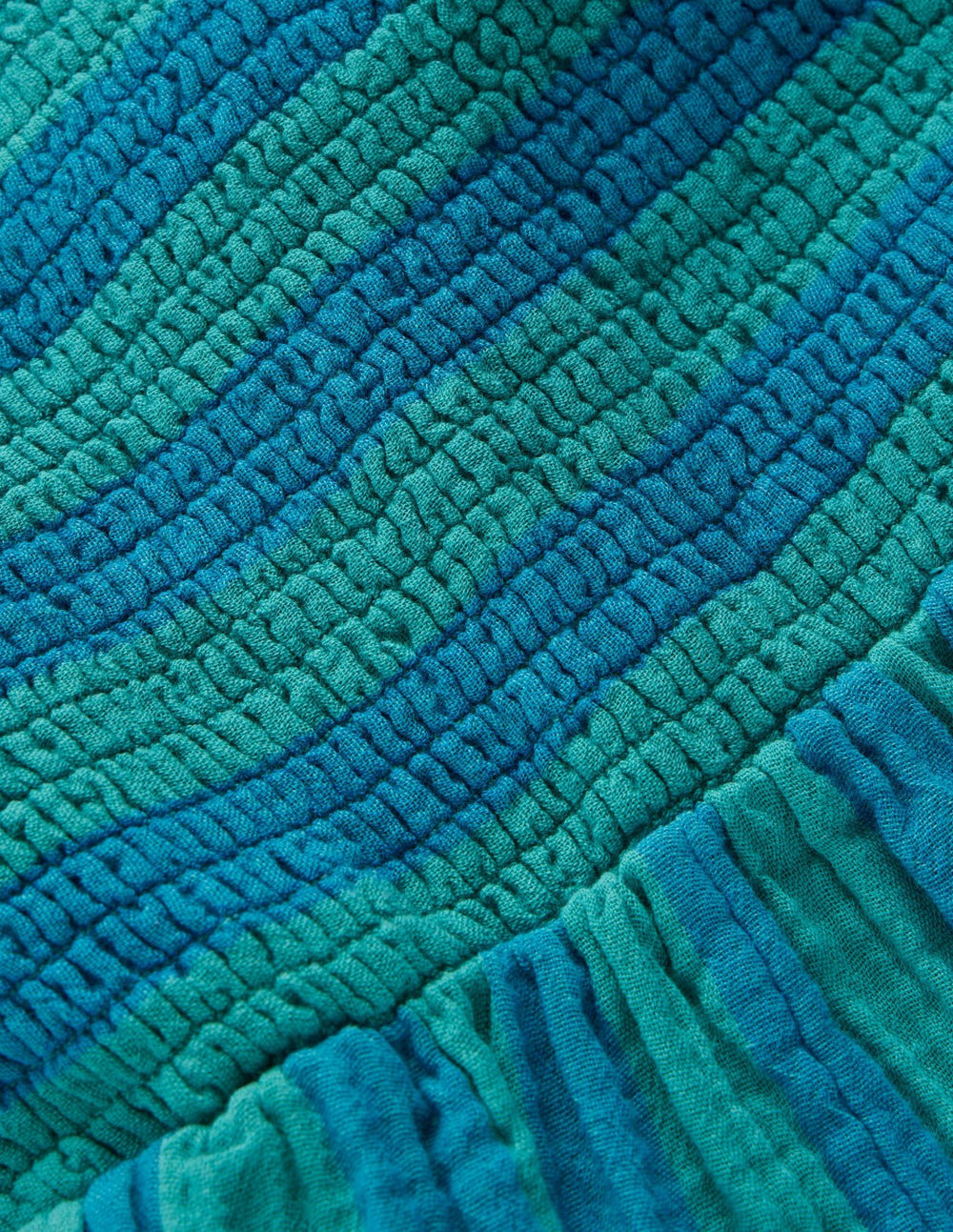 Double Cloth Playsuit-Aurora Blue Stripe / Boden