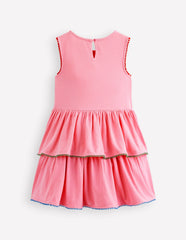 Tiered Jersey Sundress-Bubblegum Pink / Boden On sale