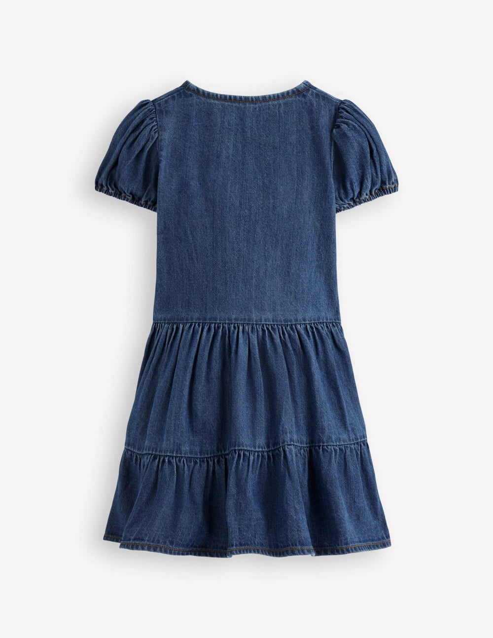 Tiered Shirt Dress-Chambray Blue / Boden Online