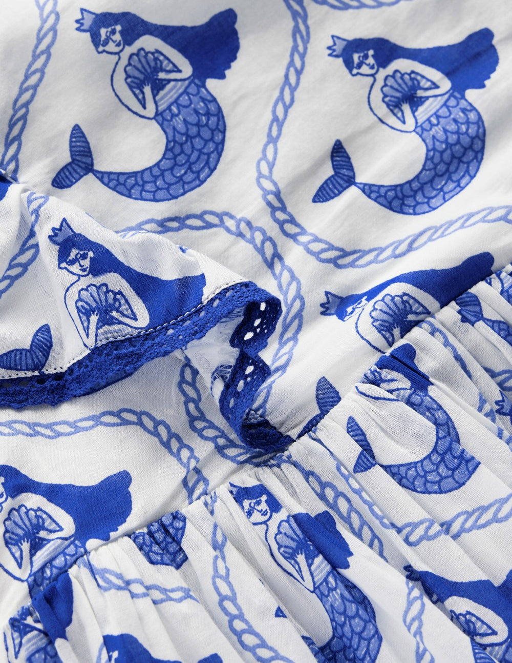 Pretty Woven Dress-Soft Ivory Mermaid Toile / Boden Outlet