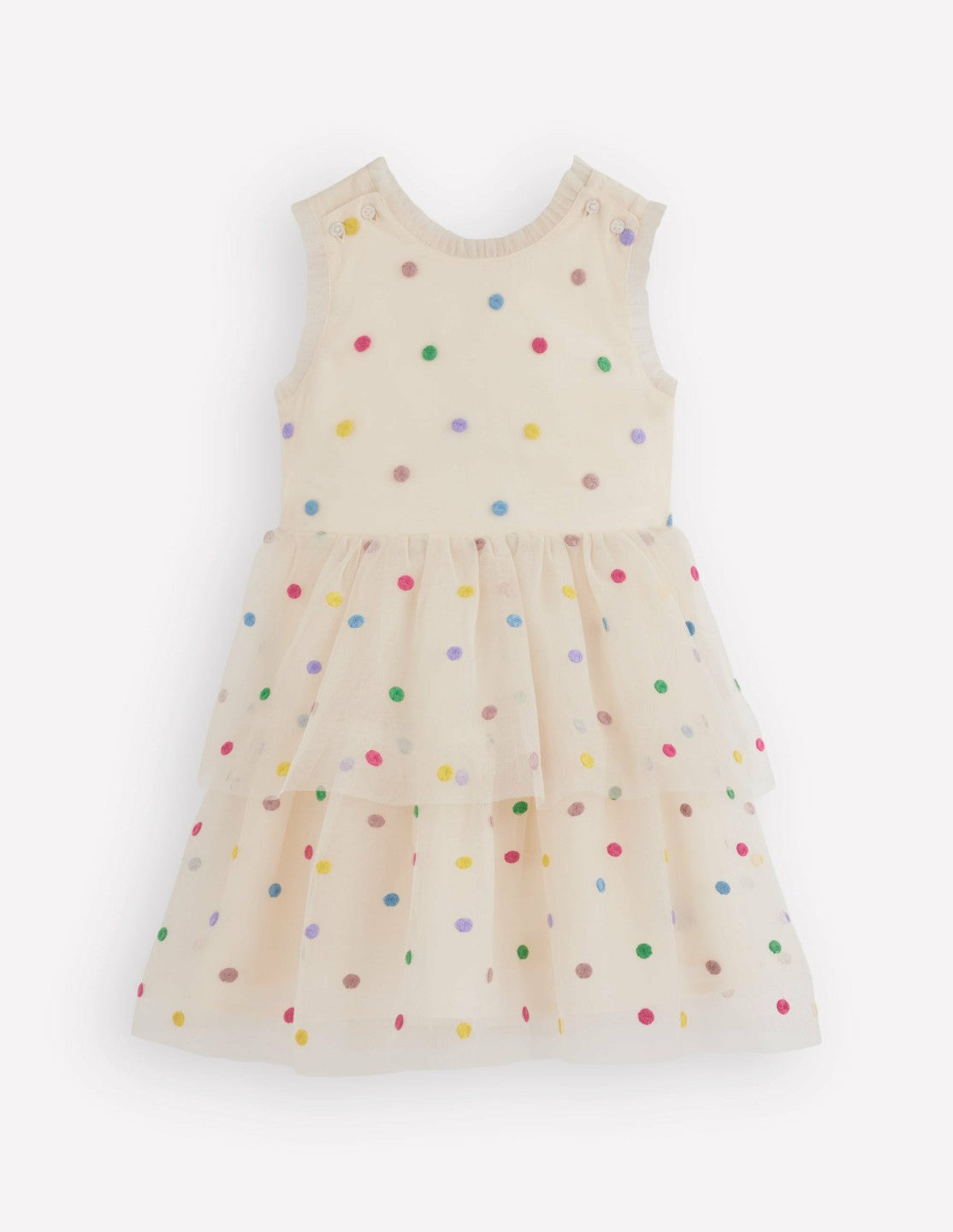 Spot Occasion Dress-Soft Ivory Multi Spot / Boden Discount