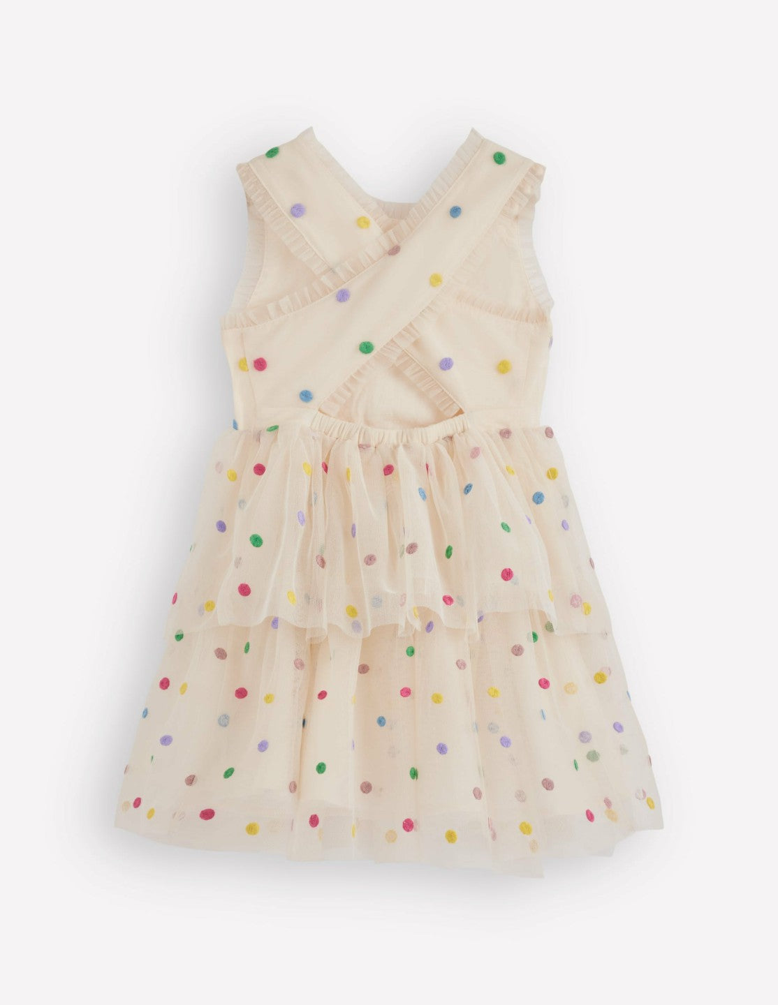 Spot Occasion Dress-Soft Ivory Multi Spot / Boden Discount