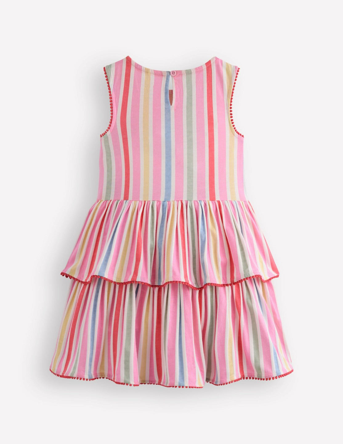 Tiered Jersey Sundress-Pink Stripe / Boden Discount