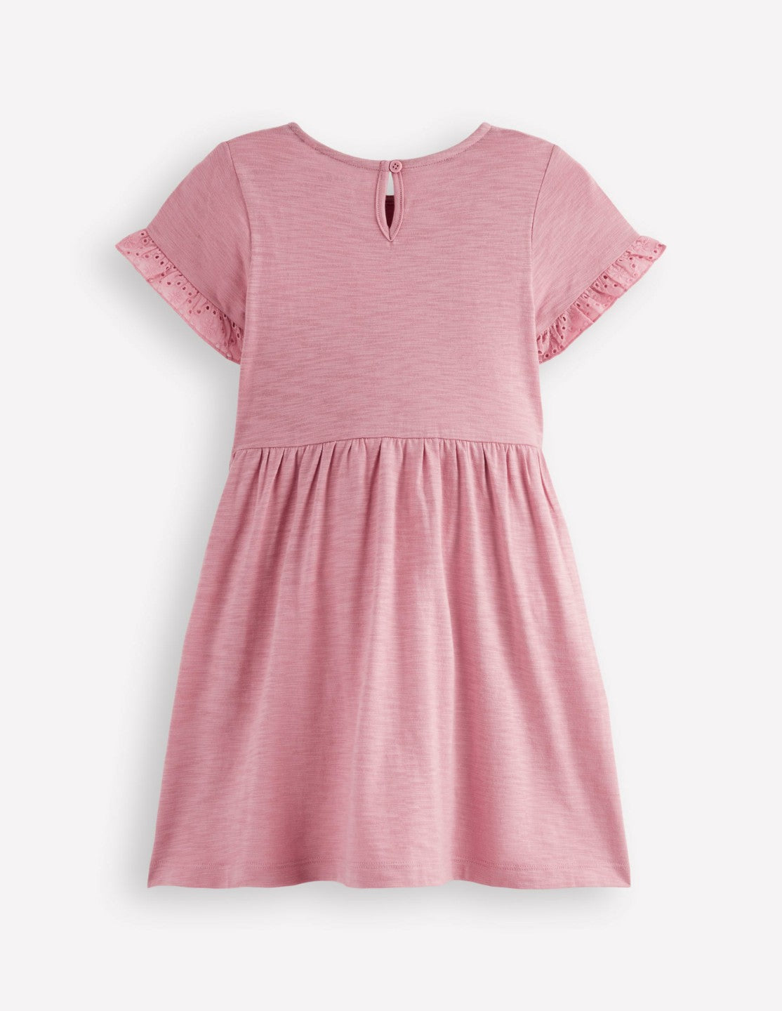 Broderie Pocket Jersey Dress-Pink Haze / Boden On sale