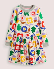 Jersey Sweatshirt Dress-Vanilla Pod Autumn Days / Boden Sale