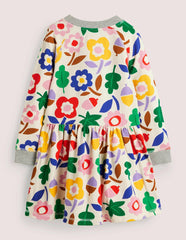 Jersey Sweatshirt Dress-Vanilla Pod Autumn Days / Boden Sale