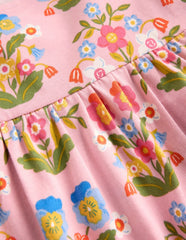 Ariel Long Sleeve Twirly Dress-Vintage Pink Pansy / Boden us