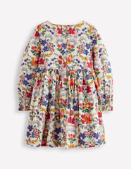 Madeline Long Sleeve Dress-Ecru Small Tapestry Floral / Boden Discount