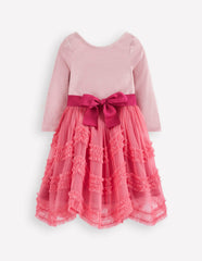 Velour Tulle Ballet Dress-Rose Pink / Boden us