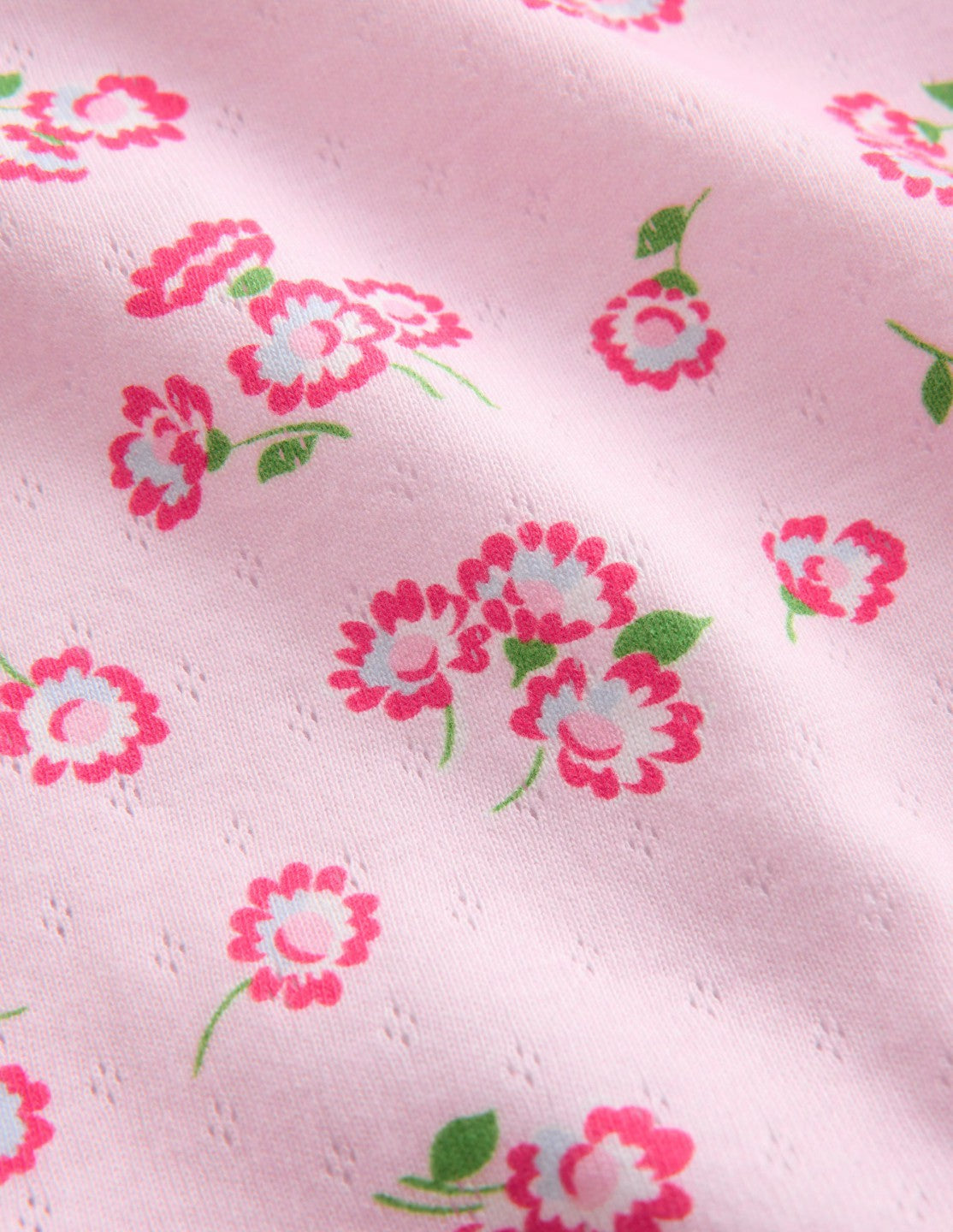 Short Sleeve Pointelle Top-Lotus Daisy / Boden On sale