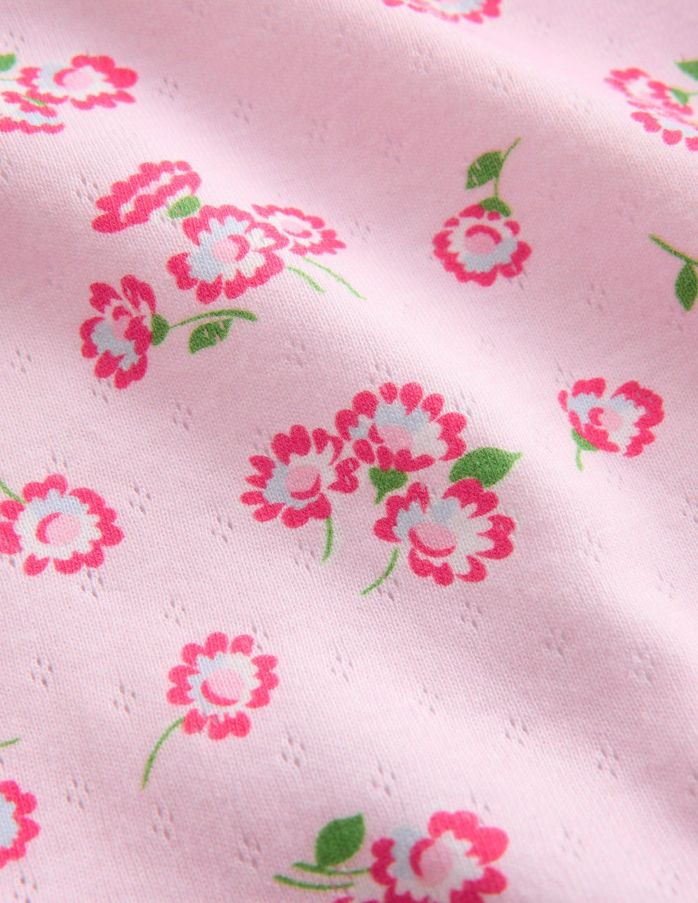 Short Sleeve Pointelle Top-Lotus Daisy / Boden On sale