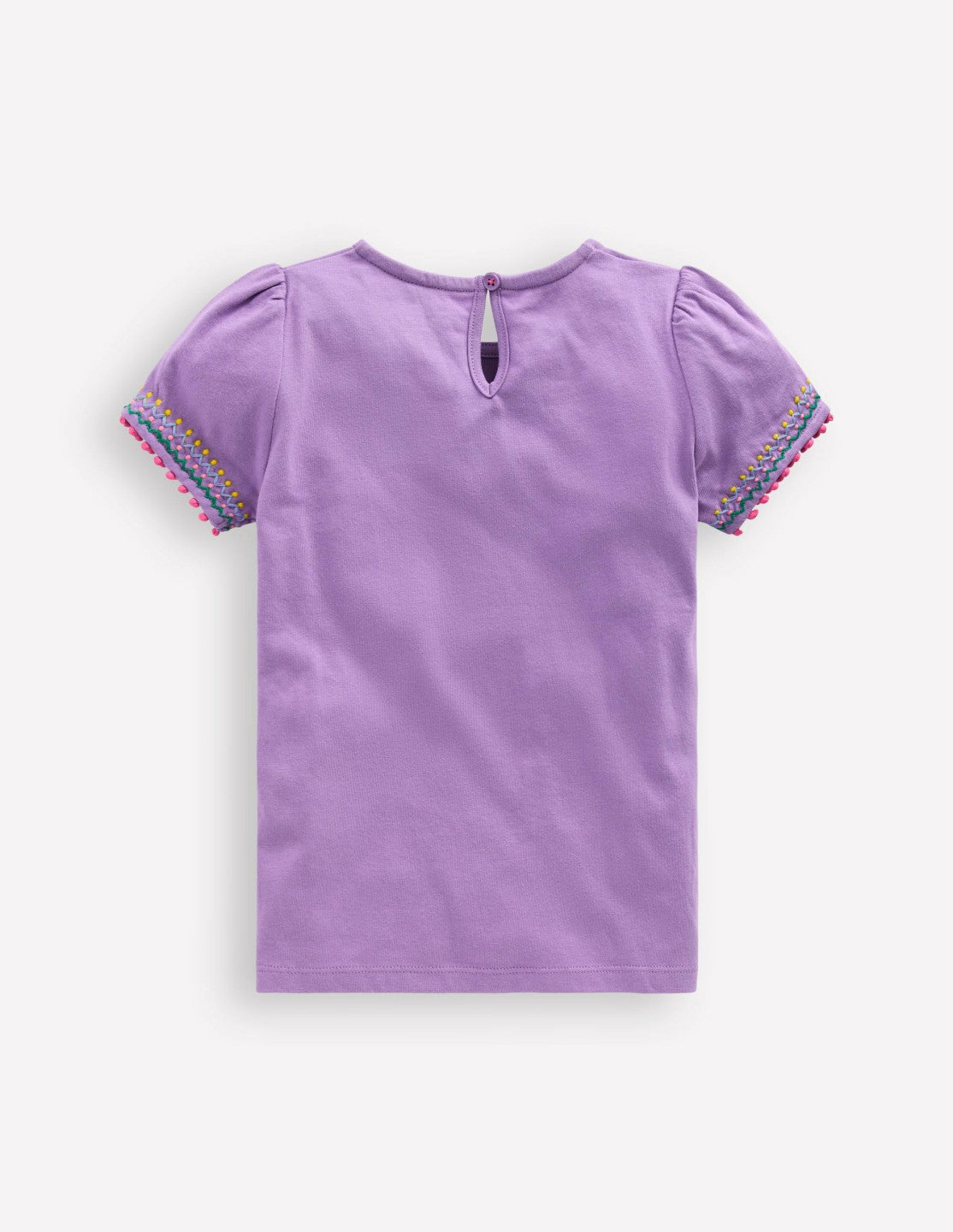 Puff Sleeve T-shirt-Aster Purple / Boden On sale