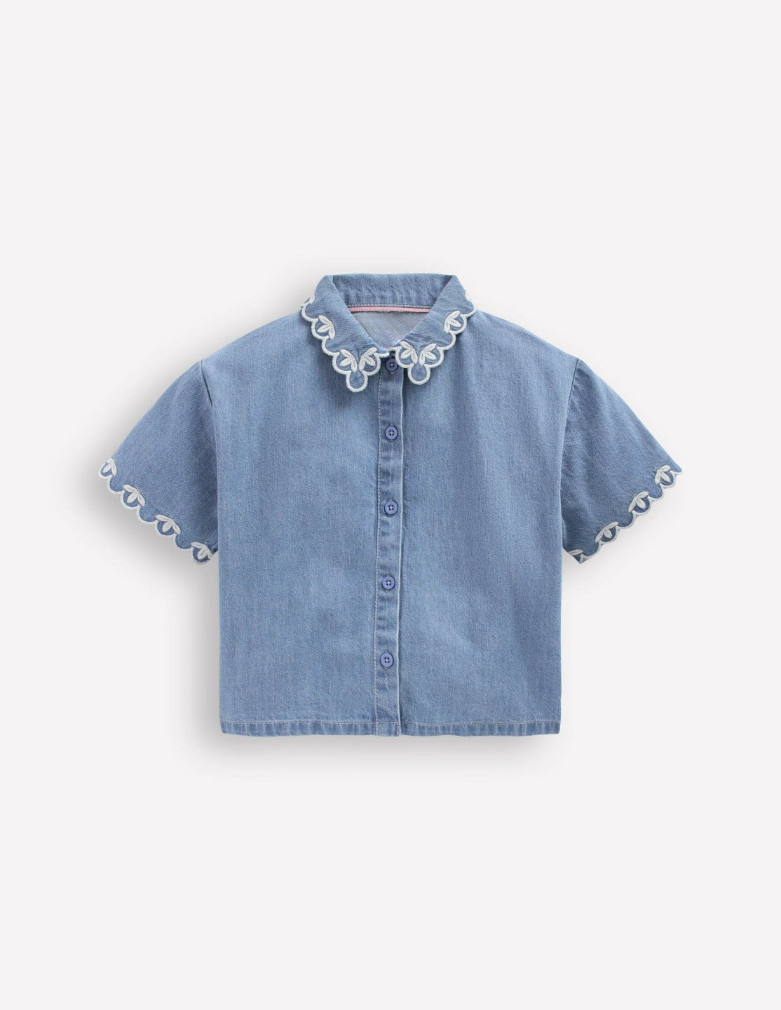 Short Sleeve Relaxed Shirt-Mid Vintage / Boden Sale