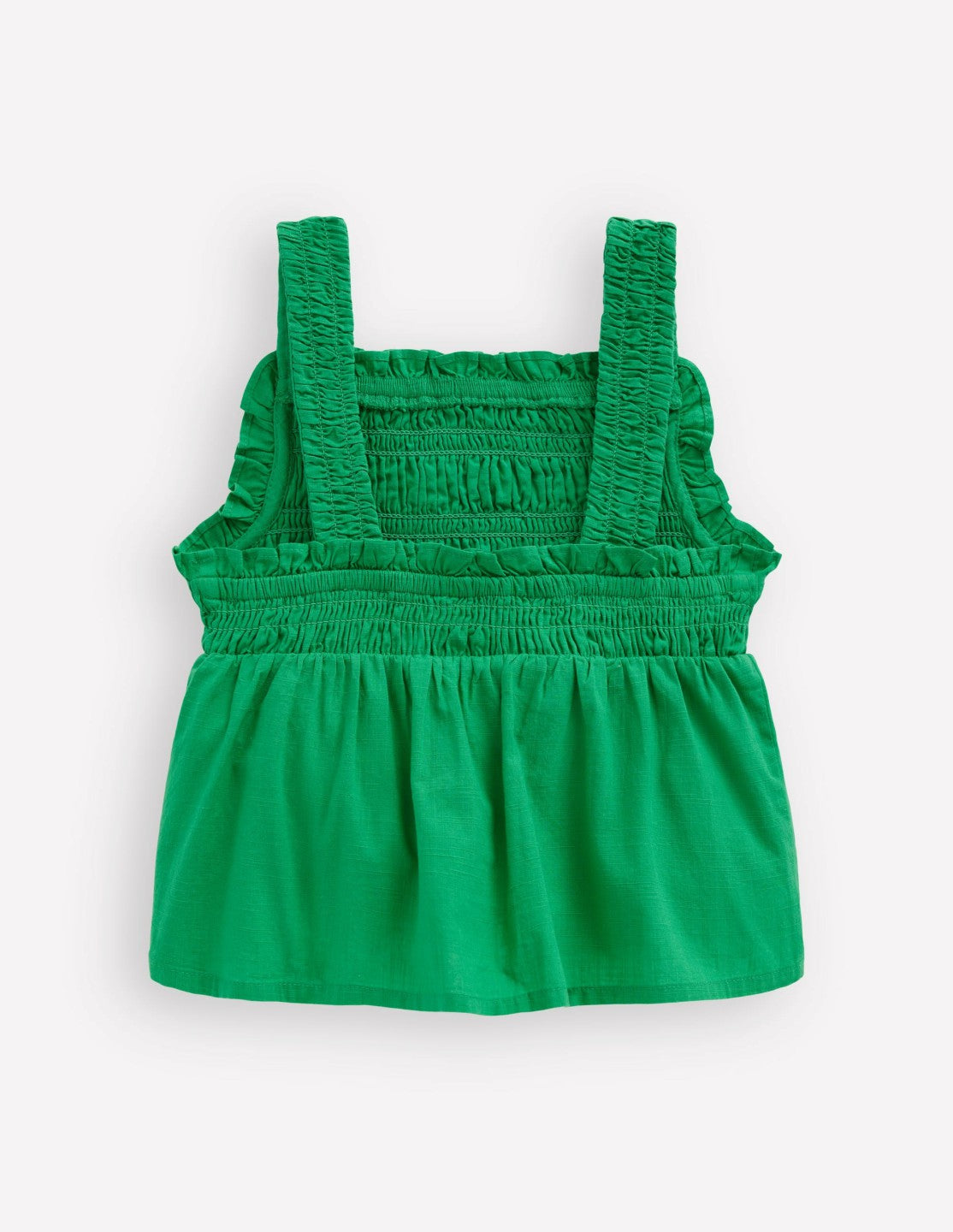 Embroidered Shirred Top-Sapling Green / Boden Outlet