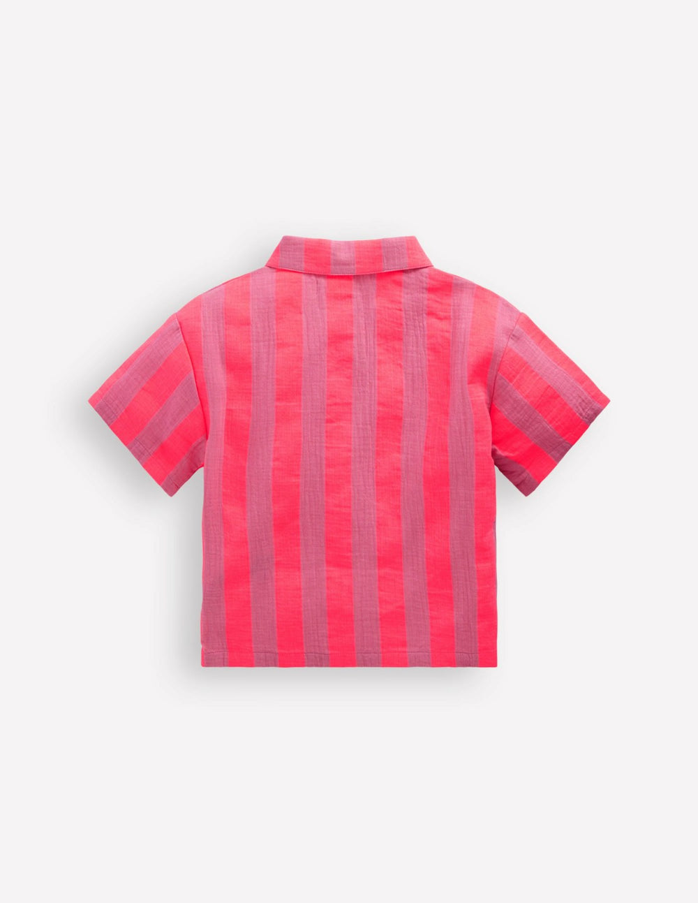 Short Sleeve Relaxed Shirt-Formica Pink Stripe / Boden Online