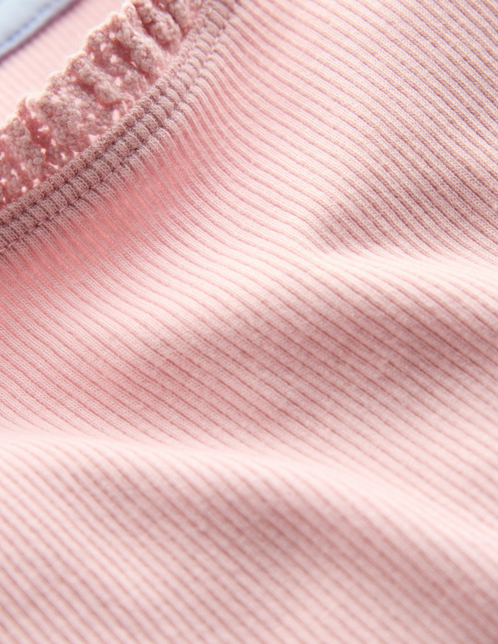 Short Sleeve Ribbed T-shirt-French Pink / Boden Outlet