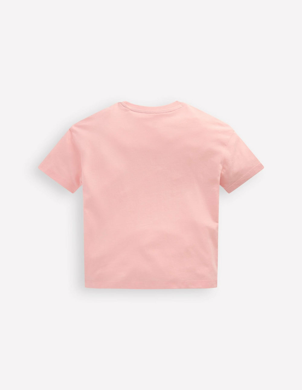 Relaxed Applique T-shirt-Chalk Pink Heart rainbow / Boden Discount