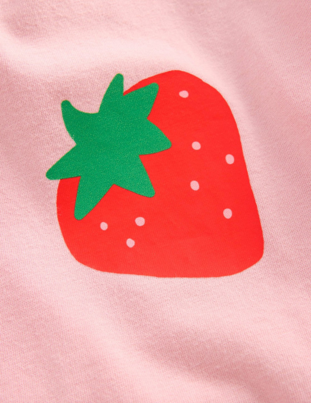 Short Sleeve Printed T-Shirt-Pink Strawberries / Boden On sale