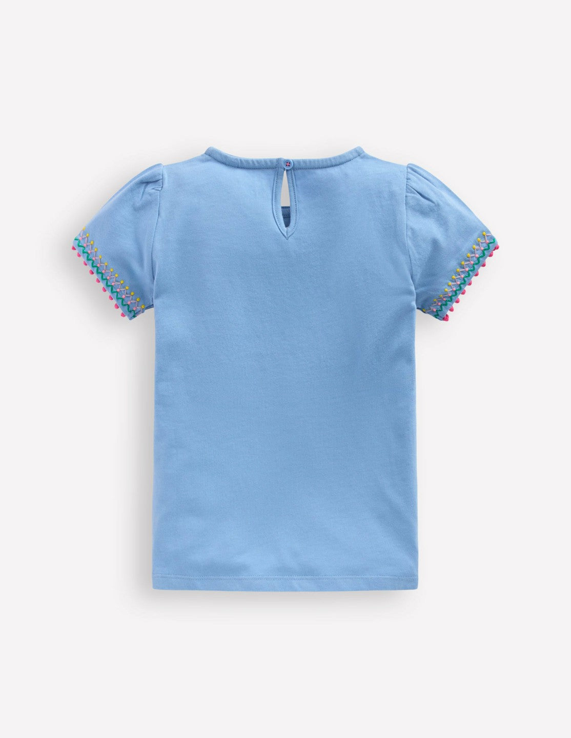 Puff Sleeve T-shirt-Forget Me Not Blue / Boden Outlet