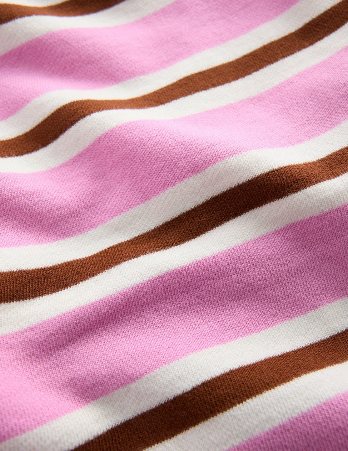 Short Sleeve Sweat Top-Water Lilly Pink/ Russet / Boden us